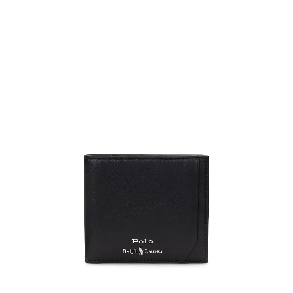 Polo Ralph Lauren Men's Smooth Leather Billfold Wallet