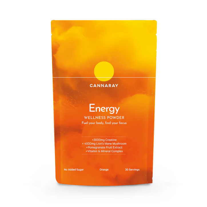 Cannaray Energy Wellness Powder Orange (30 Servings) 150g