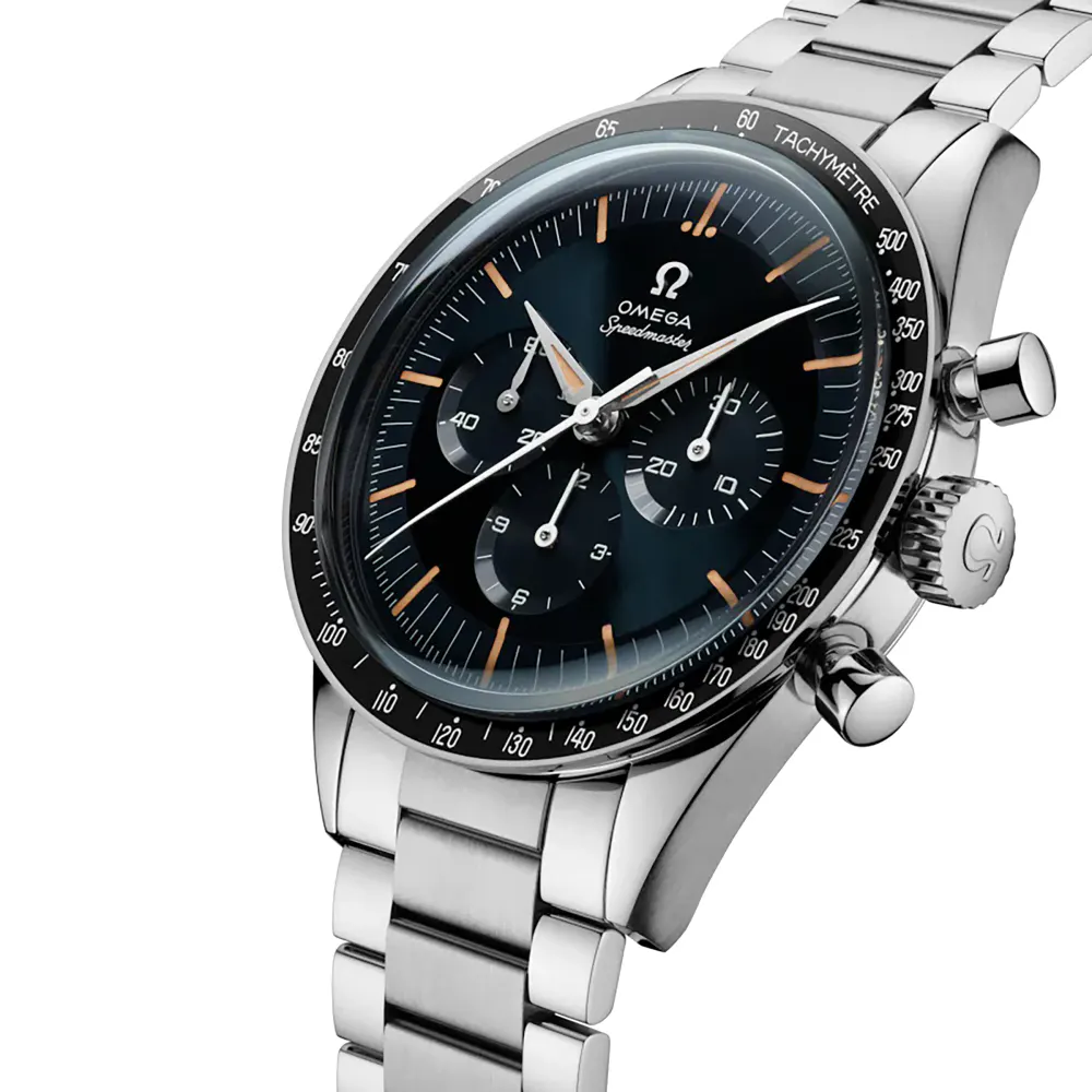 Omega Speedmaster Anniversary Series 40mm Mens Watch Blue Stainless Steel detail 2