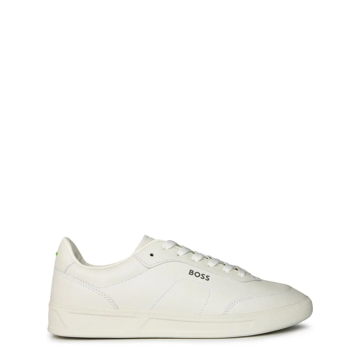 Boss Mens BOSS Leather Trainers with Logo Detail - Premium Construction (Brandon)