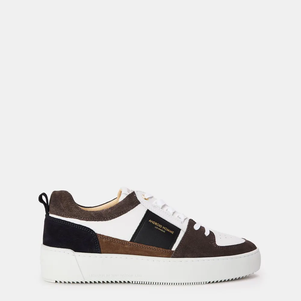Android Homme Men's Point Dume Low-Top Trainers in White/Nvy/Grey – Footwear