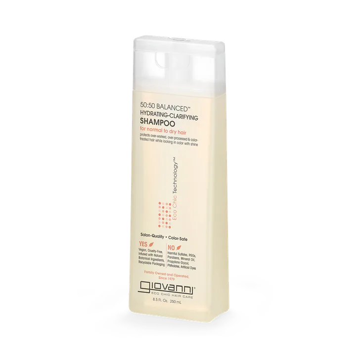 Giovanni 50:50 Balanced Hydrating-Clarifying Shampoo 250ml, additional product view 2