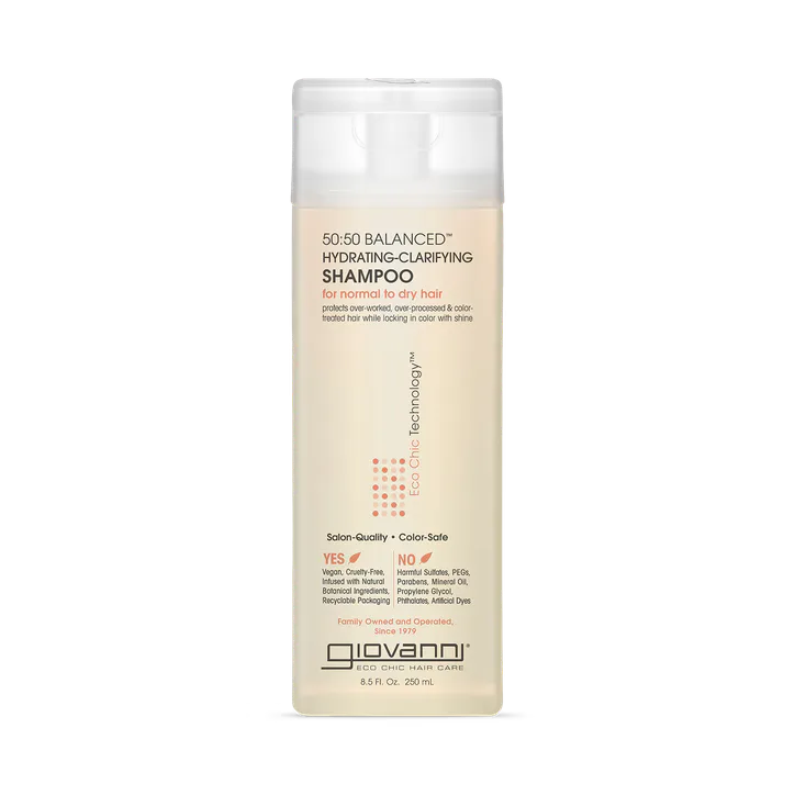 Giovanni 50:50 Balanced Hydrating-Clarifying Shampoo 250ml – Beauty > Hair Care > Shampoo & Conditioner > Shampoo