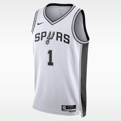Nike San Antonio Spurs Association Edition Victor Wembanyama Men's Dri-FIT NBA Swingman Jersey - White