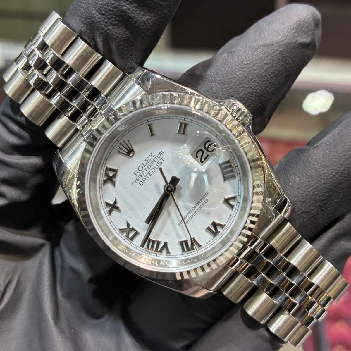 ANKUR - For Him WATCHES 2015 Rolex Datejust 36mm | Oystersteel | White Roman Dial – Watch