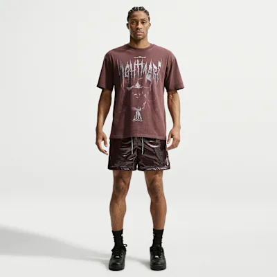 Nike Ja Standard Issue Men's Mesh 12.5cm (approx.) Basketball Shorts - Burgundy Crush