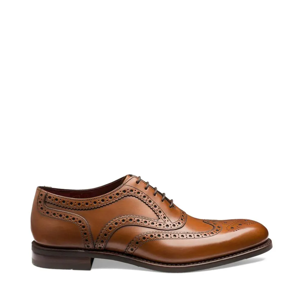 Loake Kerridge Brogue Shoes in Cedar – Footwear