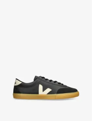 VEJA Volley Low-Top Leather Trainers - EUR 41 / 7 UK MEN in BLK/OTHER – Mens | Trainers | Lace up trainers