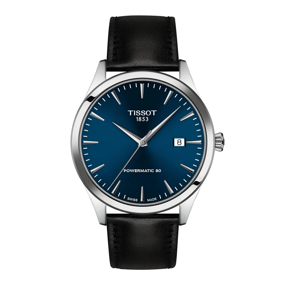 Tissot Men's Classic Dream Stainless Steel Leather Strap Automatic Watch