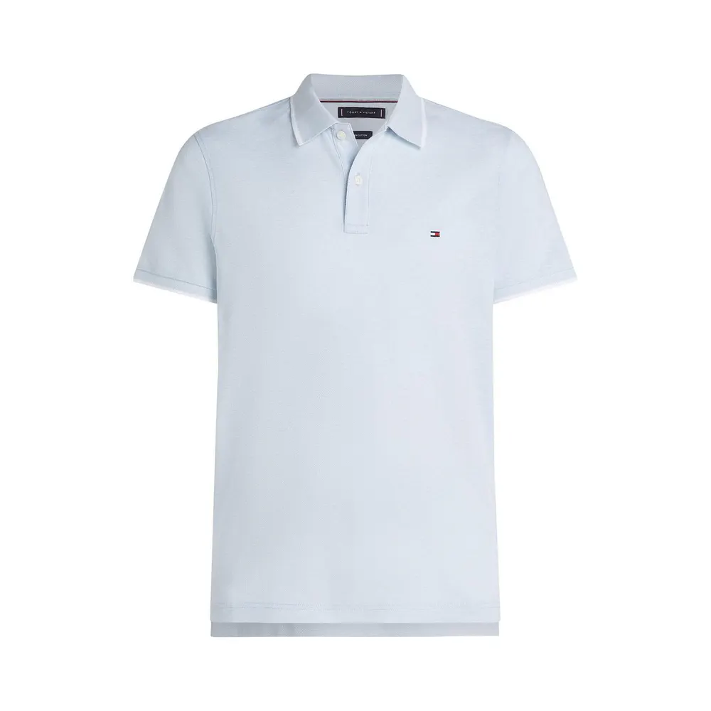 Tommy Hilfiger Men's Linen Pique Short Sleeve Polo Shirt