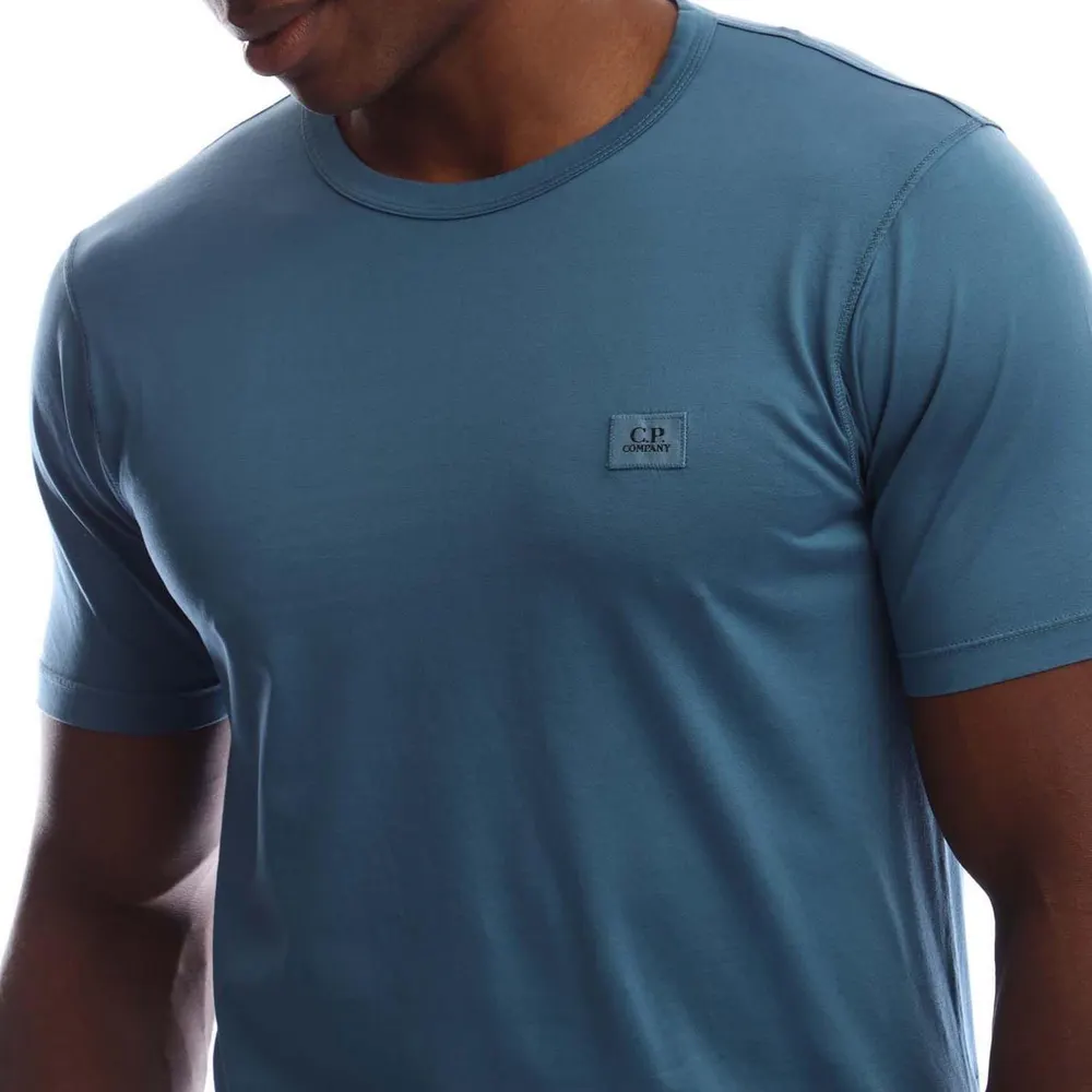 CP Company 70/2 Mercerized Jersey Logo Patch T-Shirt detail 3