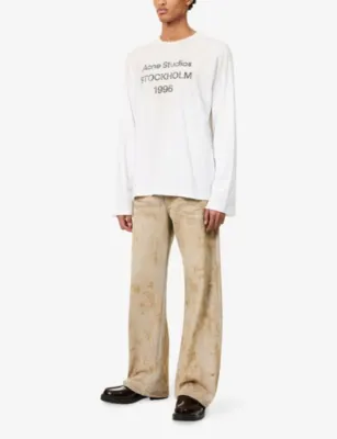 ACNE STUDIOS Edden 1996 Long-Sleeve Cotton T-shirt - L/M detail 2