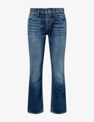 7 FOR ALL MANKIND The Straight 32 Mid-Rise Denim Jeans