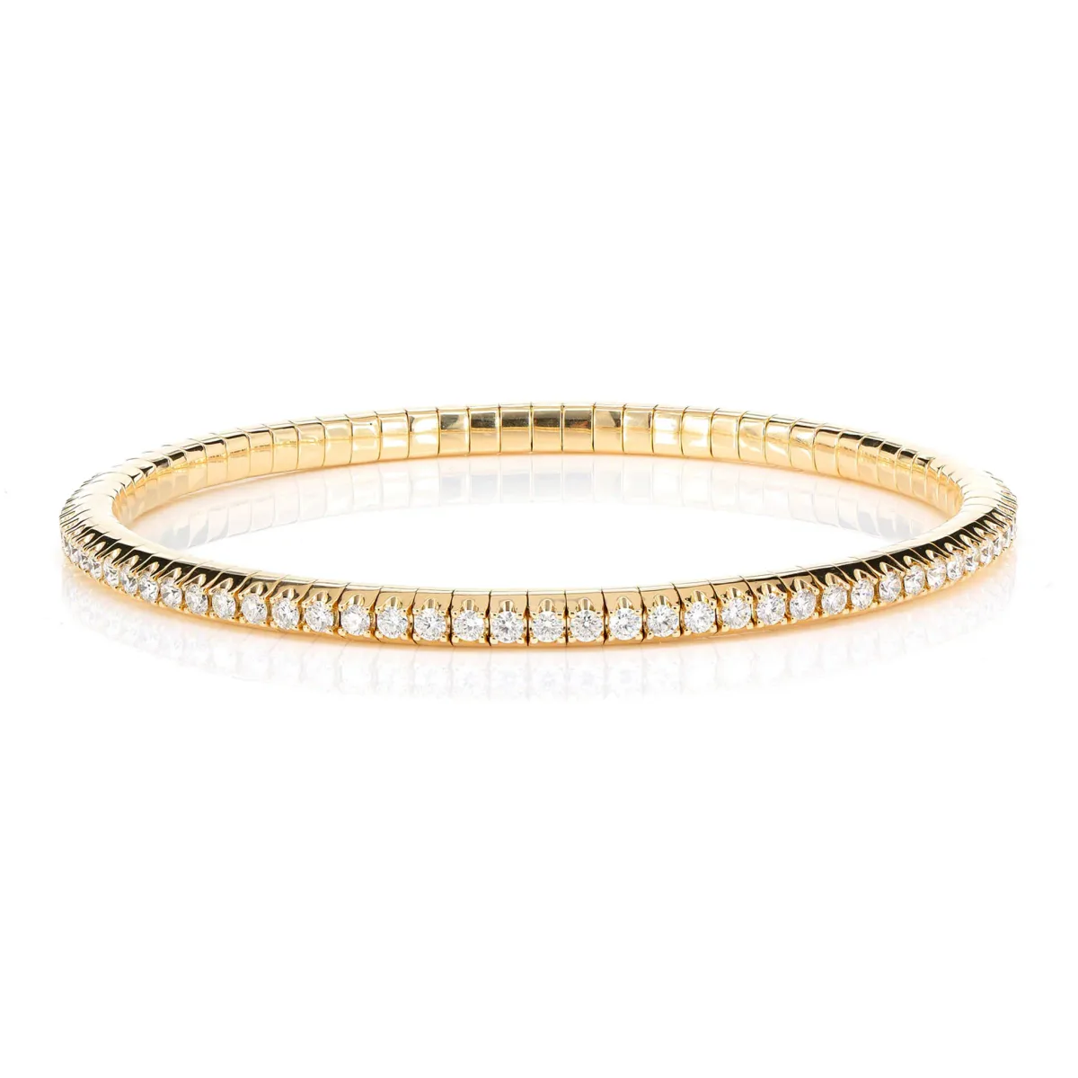 For Him Diamond Flex Bangle Tennis Bracelet