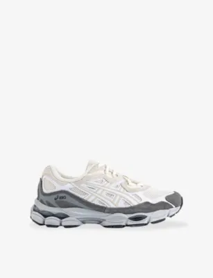 ASICS Gel-NYC Suede and Mesh Trainers - EUR 42 / 8 UK MEN in CREAM WHITE – Mens | Trainers | Lace up trainers