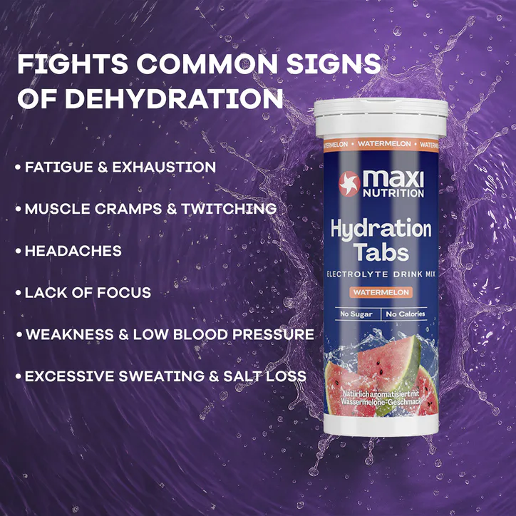Maxi Nutrition MaxiNutrition Hydration tabs, Watermelon, Zero Sugar 6 x 10 Tablets (6 Pack) detail 3