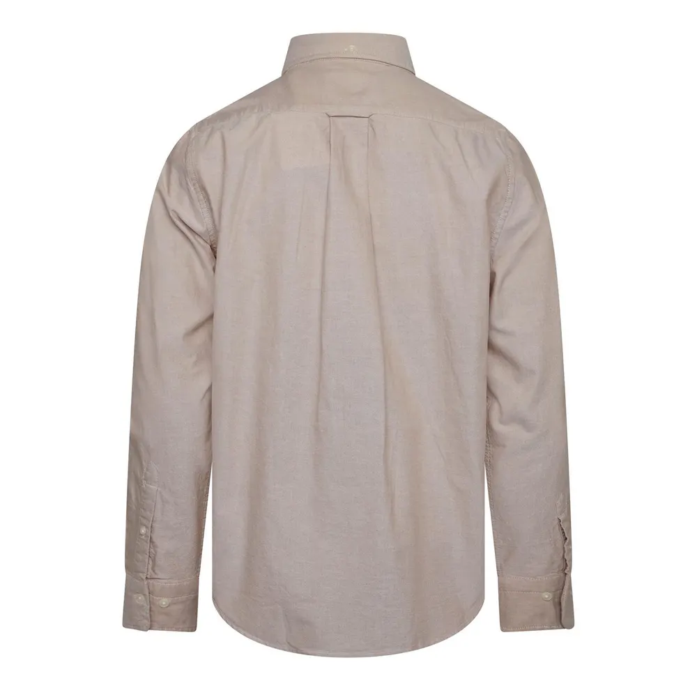 Gant Gant Reg Oxford Ss Shirt Milky Matcha L detail 2
