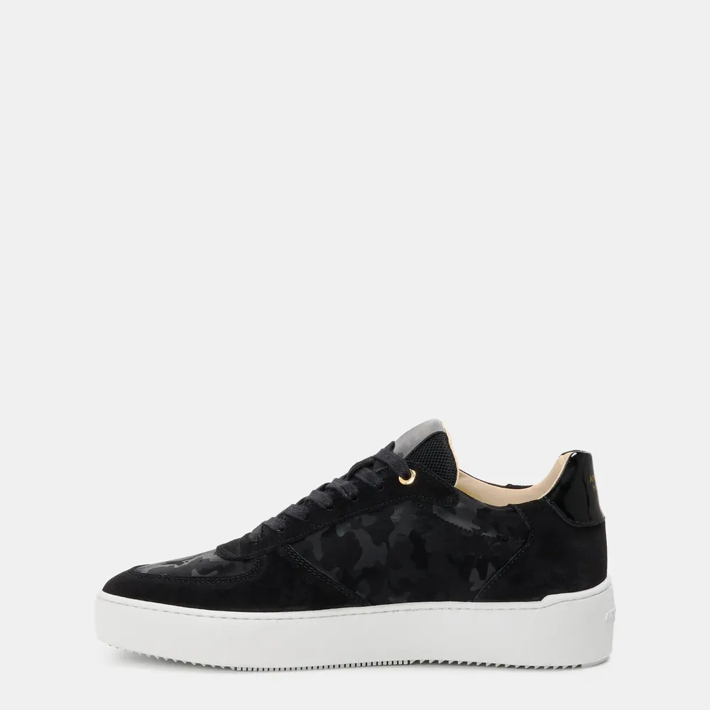 Android Homme Omega Camo Trainers in Black/Wht Camo, additional product view 2
