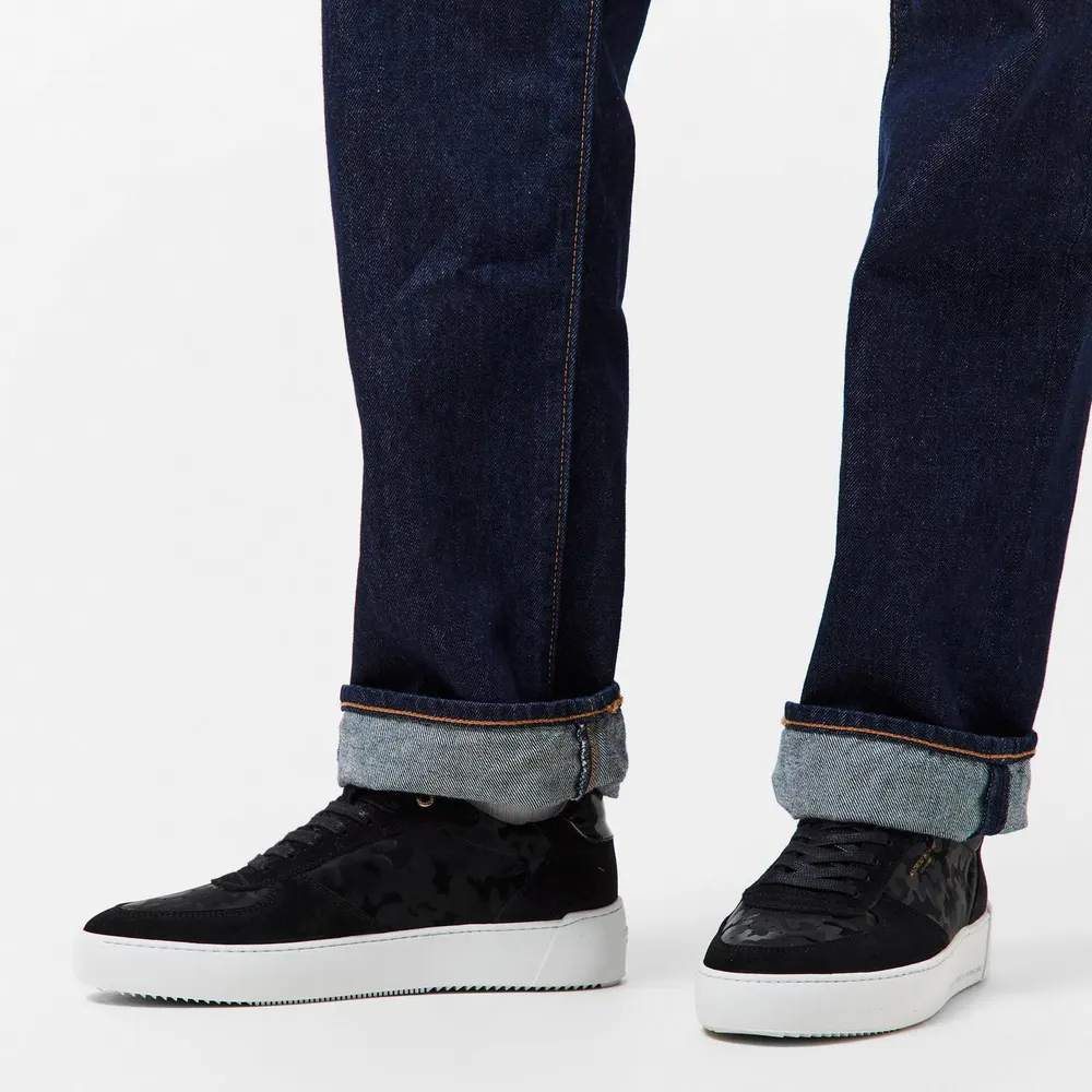 Android Homme Omega Camo Trainers in Black/Wht Camo, additional product view 3