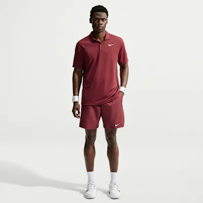 Nike NikeCourt Victory Men's Dri-FIT 18cm (approx.) Tennis Shorts - Team Red/White