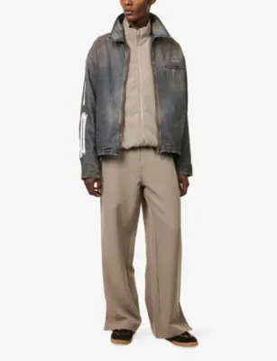AMIRI Brand-Patch Cady Woven Jogging Bottoms detail 2