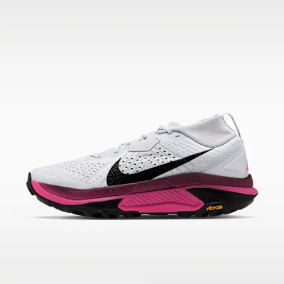 Nike ACG Zegama Trail Men's Trail-Running Shoes - Pure Platinum/Hyper Pink/Yellow Ochre/Black
