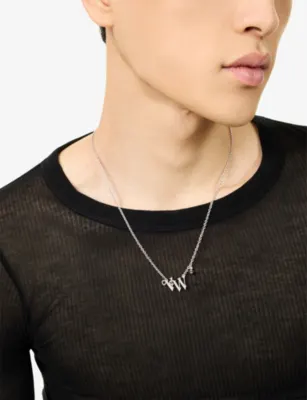 VIVIENNE WESTWOOD Man. VW Brass Pendant Necklace detail 2