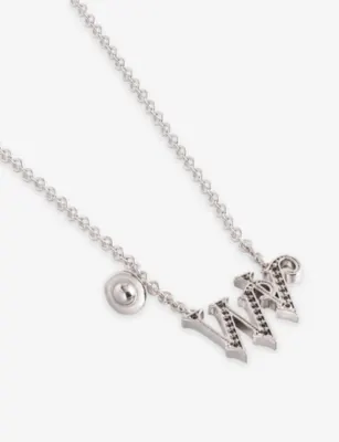 VIVIENNE WESTWOOD Man. VW Brass Pendant Necklace detail 3