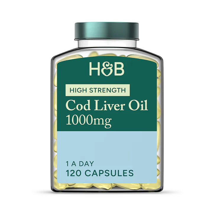 For Him Pure Cod Liver Oil 1000mg 120 Capsules