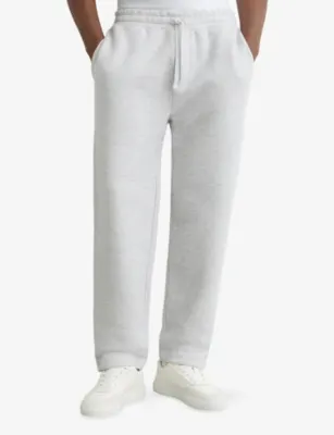 REISS Tanner Drawstring-Waist Cotton-Blend Jogging Bottoms detail 3