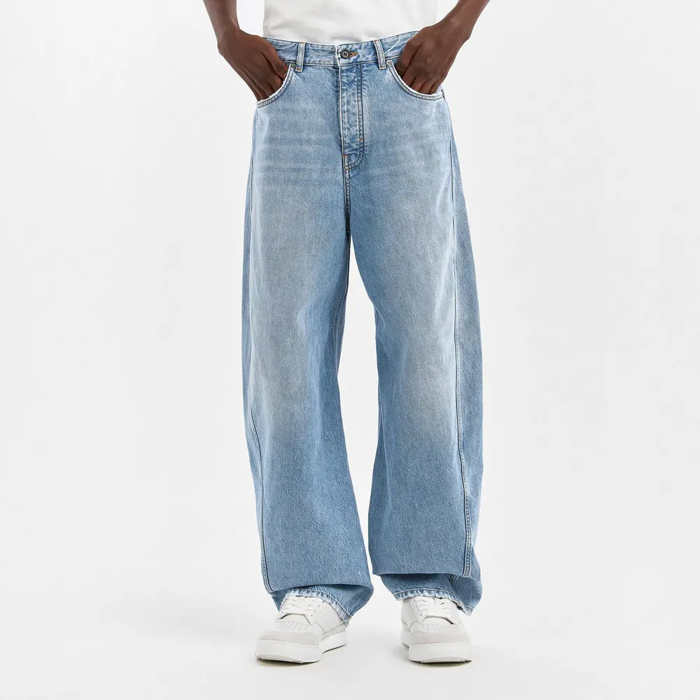 GIVENCHY Men's GIV Seam Straight Leg Jeans in Light blue, additional product view 3