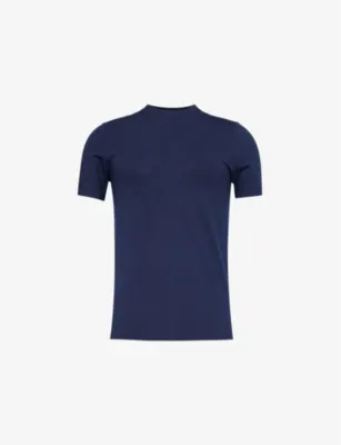 ZIMMERLI Pureness round-neck stretch-woven T-shirt