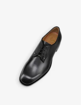 CHRISTIAN LOUBOUTIN Chambeliss leather derby shoes - 5.5 in BLACK, additional product view 2