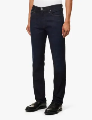 CITIZENS OF HUMANITY Gage regular-fit straight-leg mid-rise stretch-denim and cashmere jeans detail 3