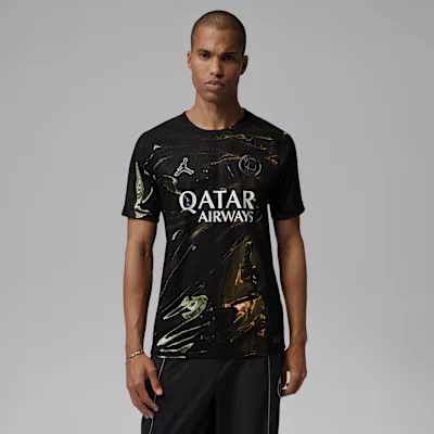 Jordan Paris Saint-Germain 2026 Match Night Edition Men's Jordan Dri-FIT ADV Football Authentic Jersey - Black/White/Black