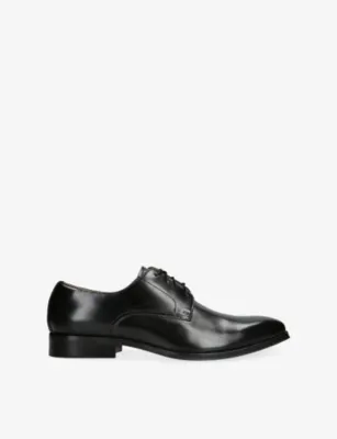 STEVE MADDEN Parscal Leather Lace-Up Shoes - EUR 42 / 8 UK MEN in BLACK – Mens | Smart shoes | Derby shoes