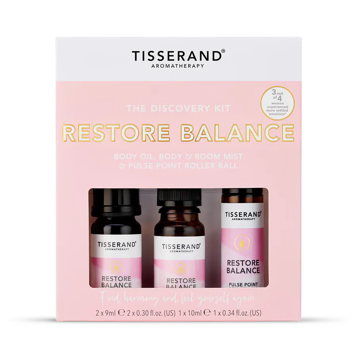 Tisserand Restore Balance Discovery Kit 2x9ml - 1x10ml