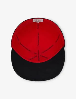 CHRISTIAN LOUBOUTIN Canopy Cotton-Canvas Cap - S in BLACK, additional product view 3