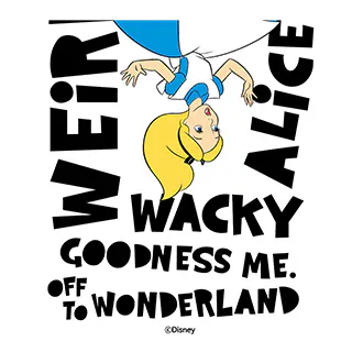 Samsung Disney Alice in Wonderland contents card for Z Flip7 FE | Z Flip6 | Z Flip5 Flipsuit Case – Consumer technology