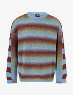 PS BY PAUL SMITH Striped Wool-Blend Jumper