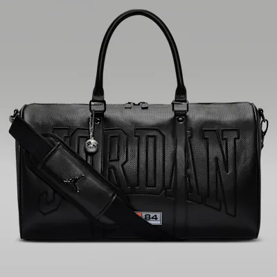 Jordan Perforated Duffel (25L) - Black