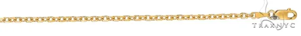 JALGAS - ROYAL CHAIN GROUP 14K Yellow Gold Diamond Cut Cable Link Chain 2.3mm 38230 in 16 Inches – Chain