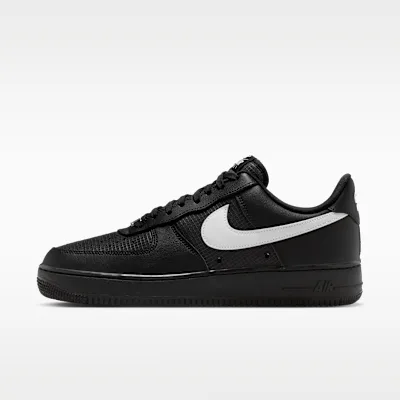 Nike Air Force 1 '07 LV8 Men's Shoes - Black/Black/White in Black/Black/White – Nike men's and unisex