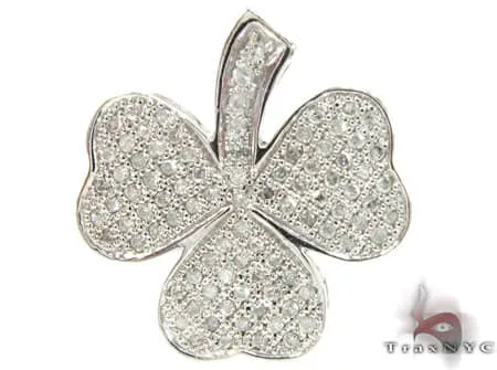 RINA - For Him FACTORY Diamond Shamrock Pendant 12818 in Rose Gold – Pendant
