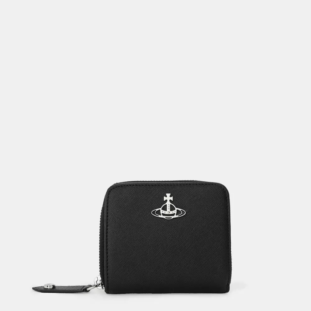 Vivienne Westwood Men's Orb Emblem Zip Around Purse