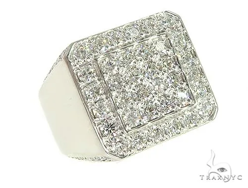 RINA - For Him FACTORY 14K White Gold Diamond For Him Ring 66093 in Rose Gold / 7 – Ring