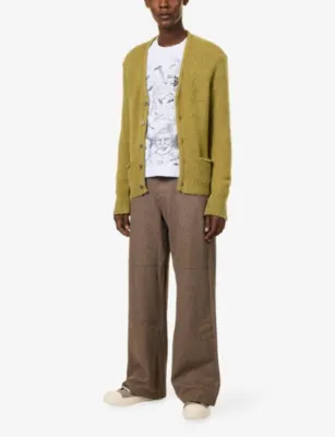 BASKETCASE Wretch V-Neck Knitted Cardigan detail 2