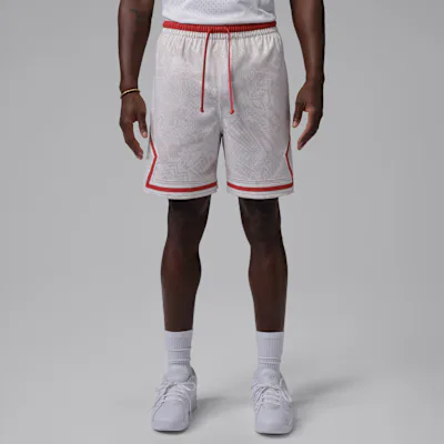 Jordan Sport Men's Dri-FIT 18cm (approx.) Diamond Shorts - Phantom/Phantom/University Red