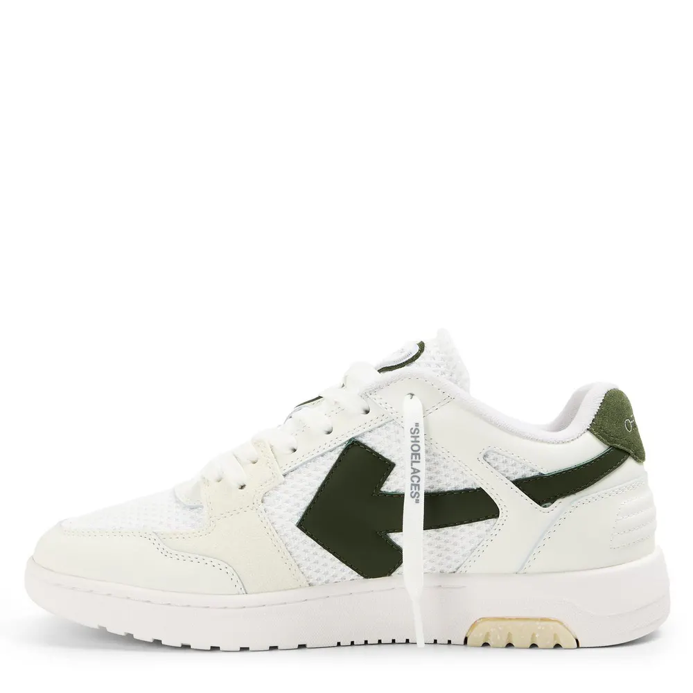 Off White Mens Slim Low Calfskin Leather Trainers detail 2