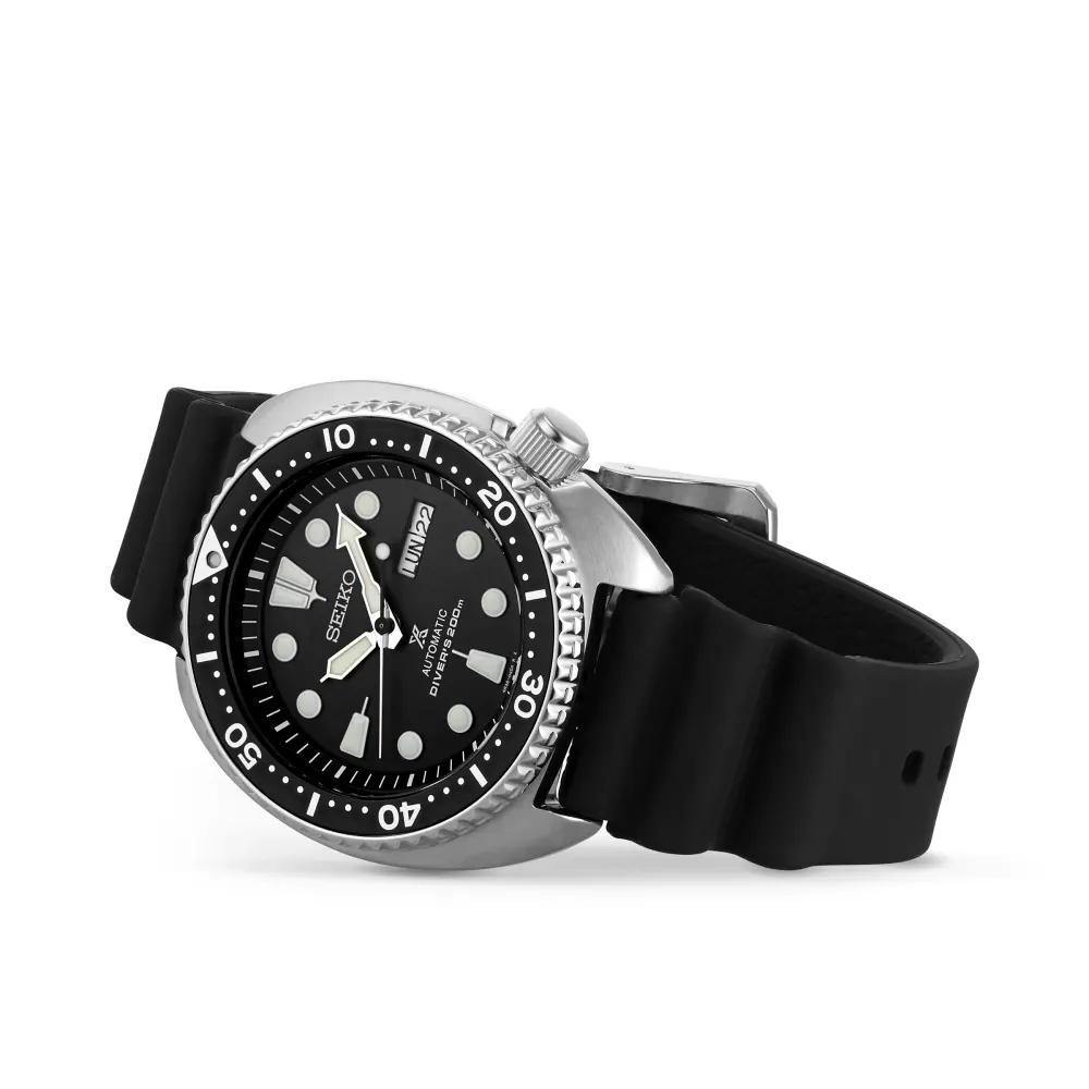 Seiko Prospex Turtle Automatic Divers 200M Mens Watch in Black, additional product view 2